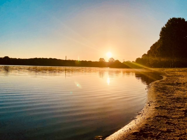 Sonnenaufgang Unisee Bremen